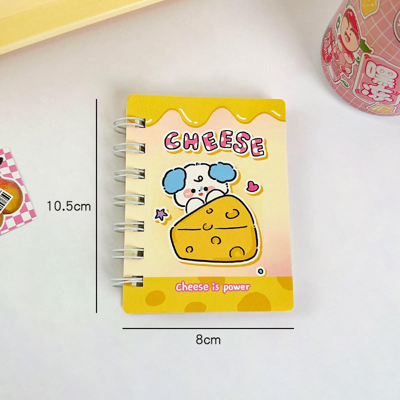 Small Cartoon Cheese Notebook