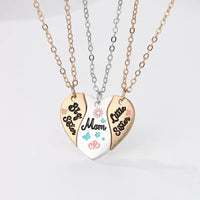 Mom/Big Sister/Little Sister 3 Necklace Set w/Gift Boxes