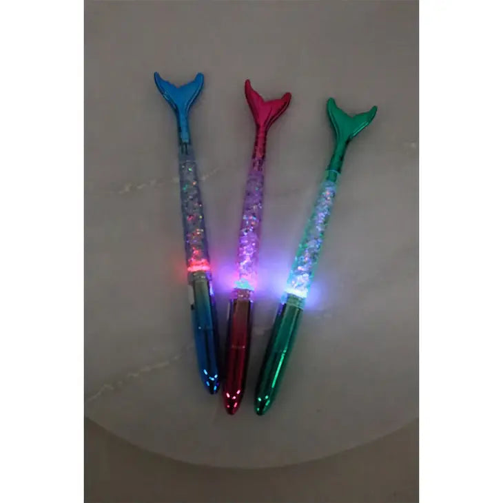 Light Up Mermaid Tail Pen-Choose Color – Feeling Pretty Sparkly LLC