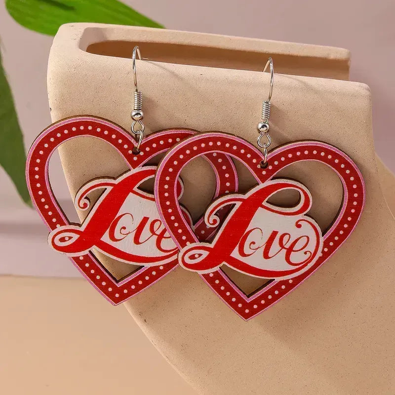 Heart Love Earrings