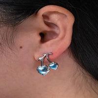 Cherry Heart Earrings