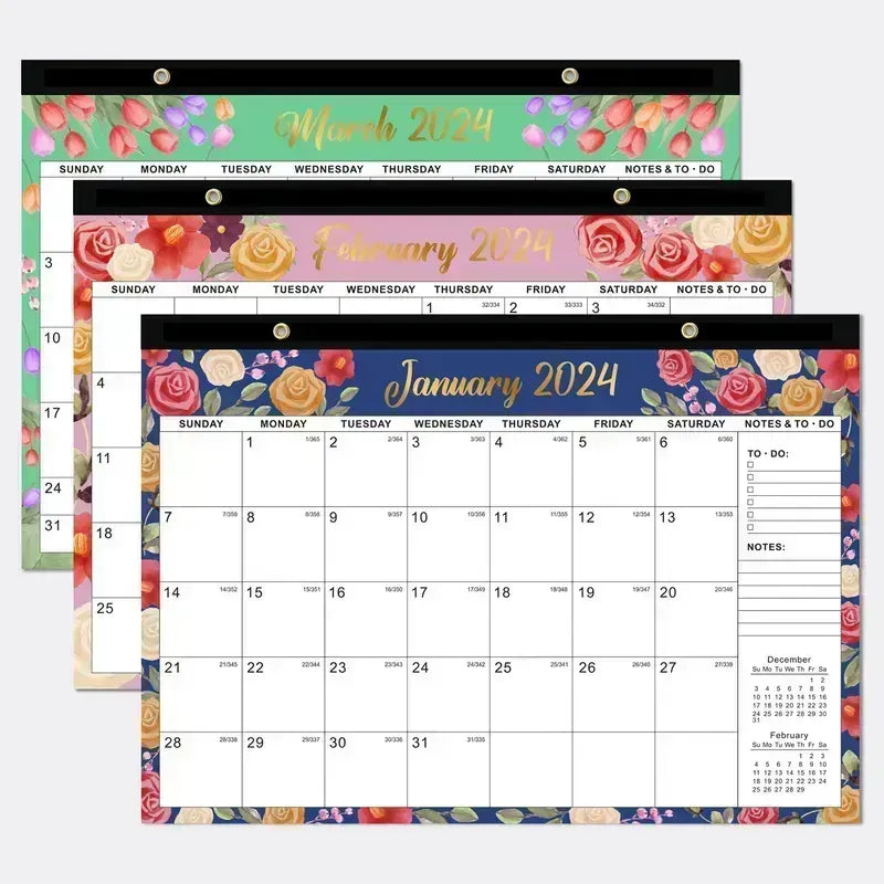 18 month wall/desk calendar
