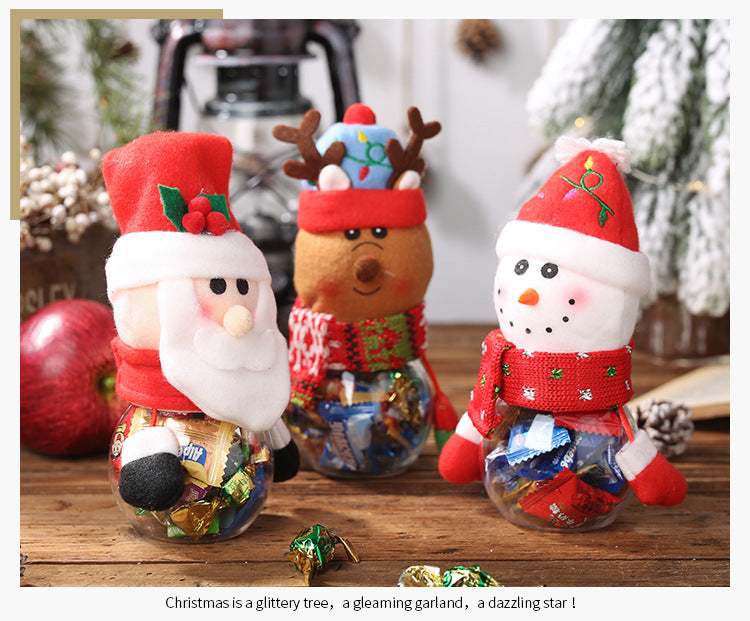 Small Christmas Themed Candy Jars-Choose Character