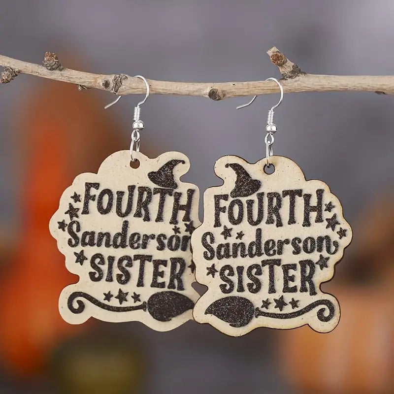 Fourth Sanderson Sister Halloween Earrings