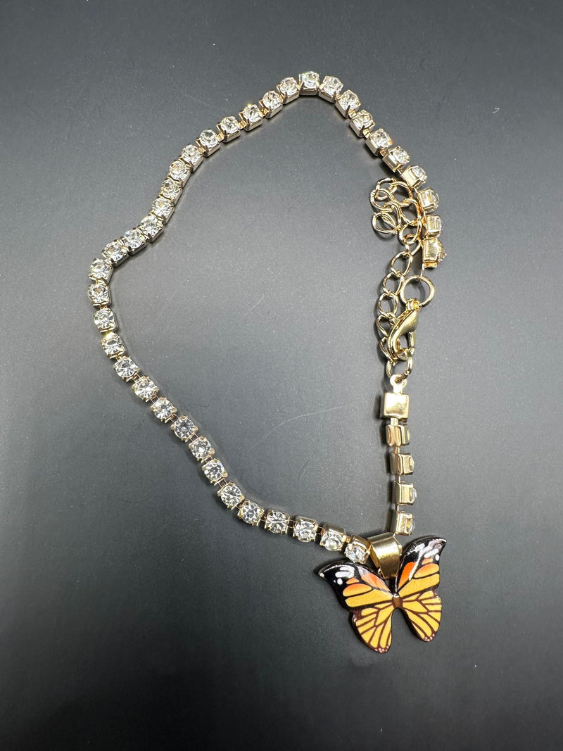Butterfly Anklet-Choose Color