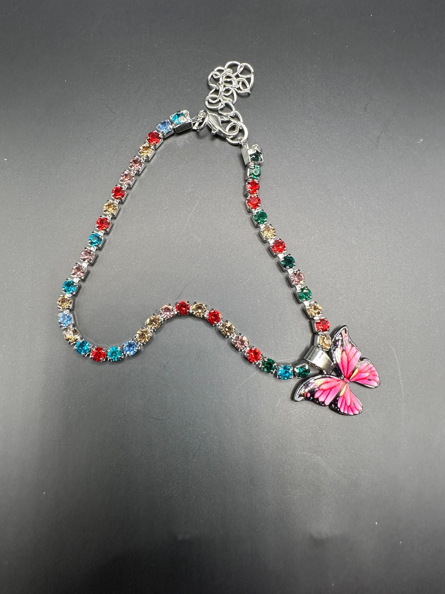 Butterfly Anklet-Choose Color