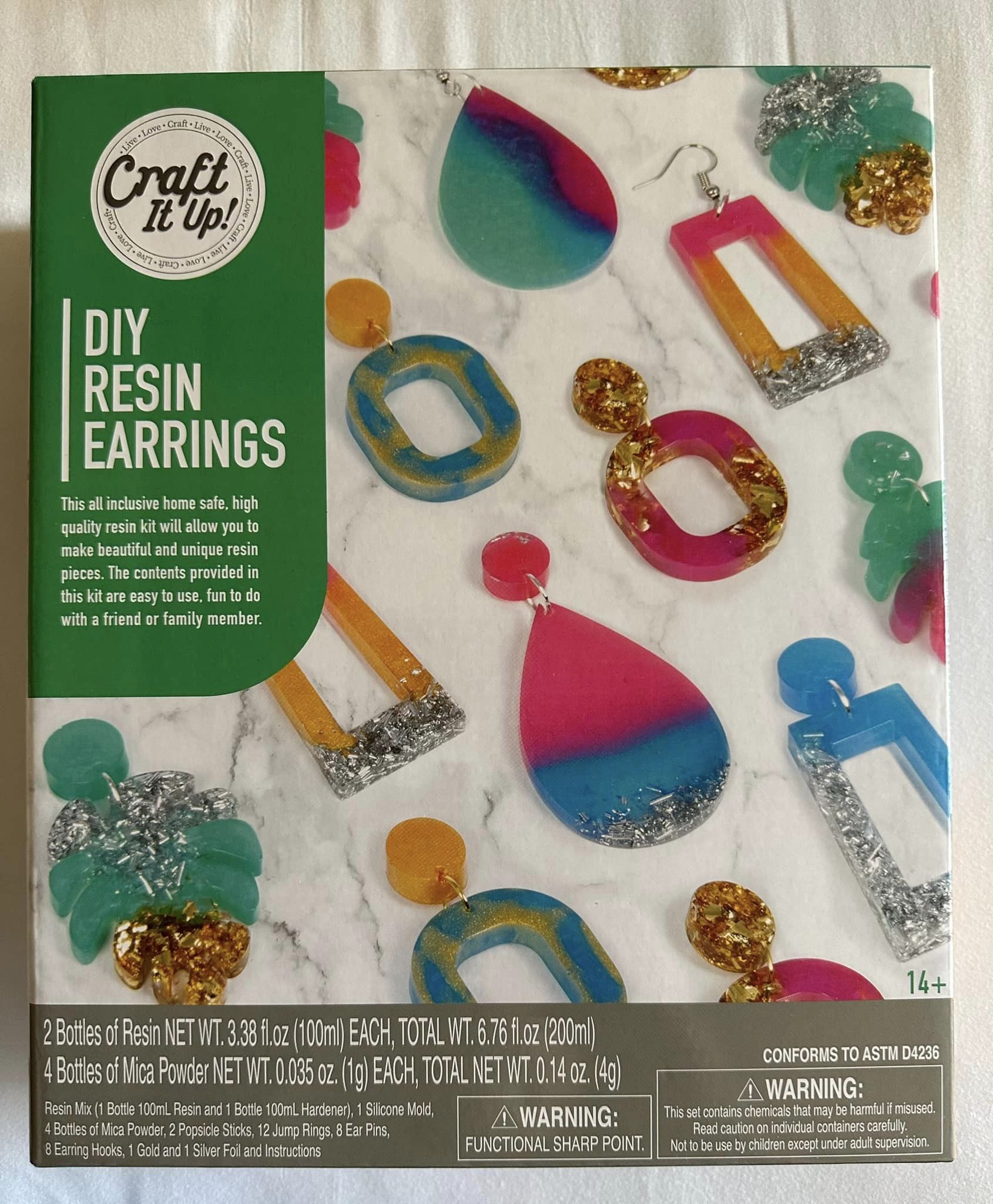 Craft it Up DIY Resin Earrings Kit