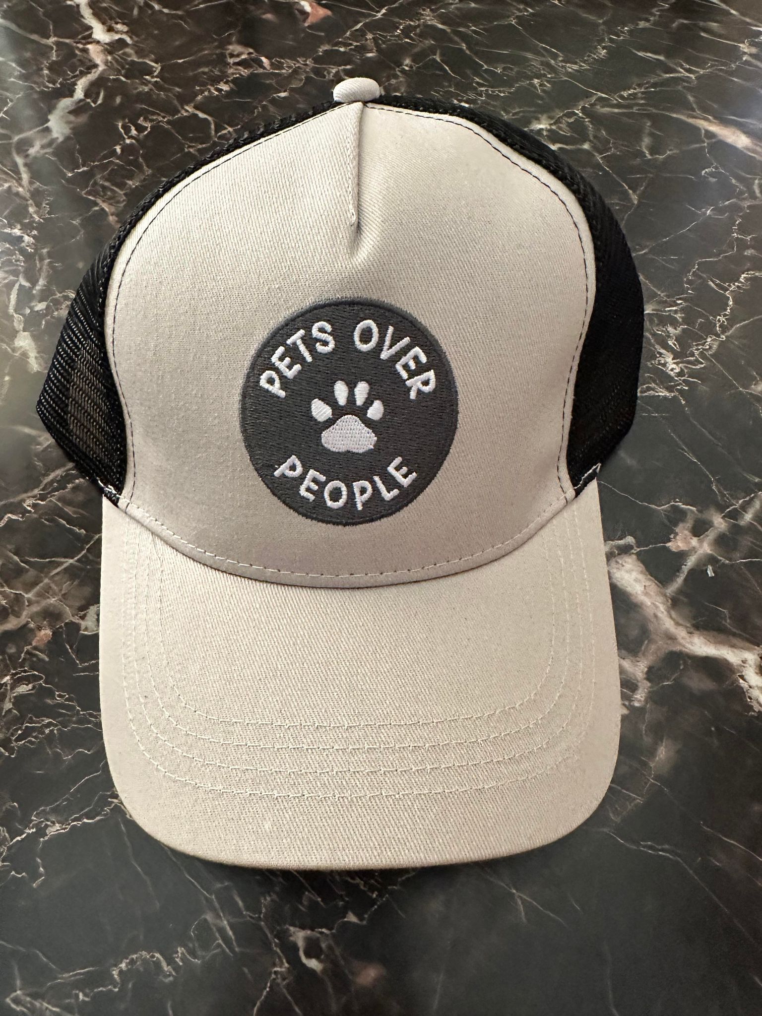 Pacific Brim Pets Over People Trucker Hat