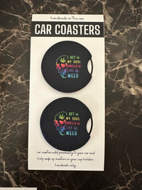 Snarky/Funny Car Coaster Sets-Choose Style