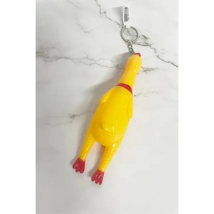 Squeeze Chicken Keychain