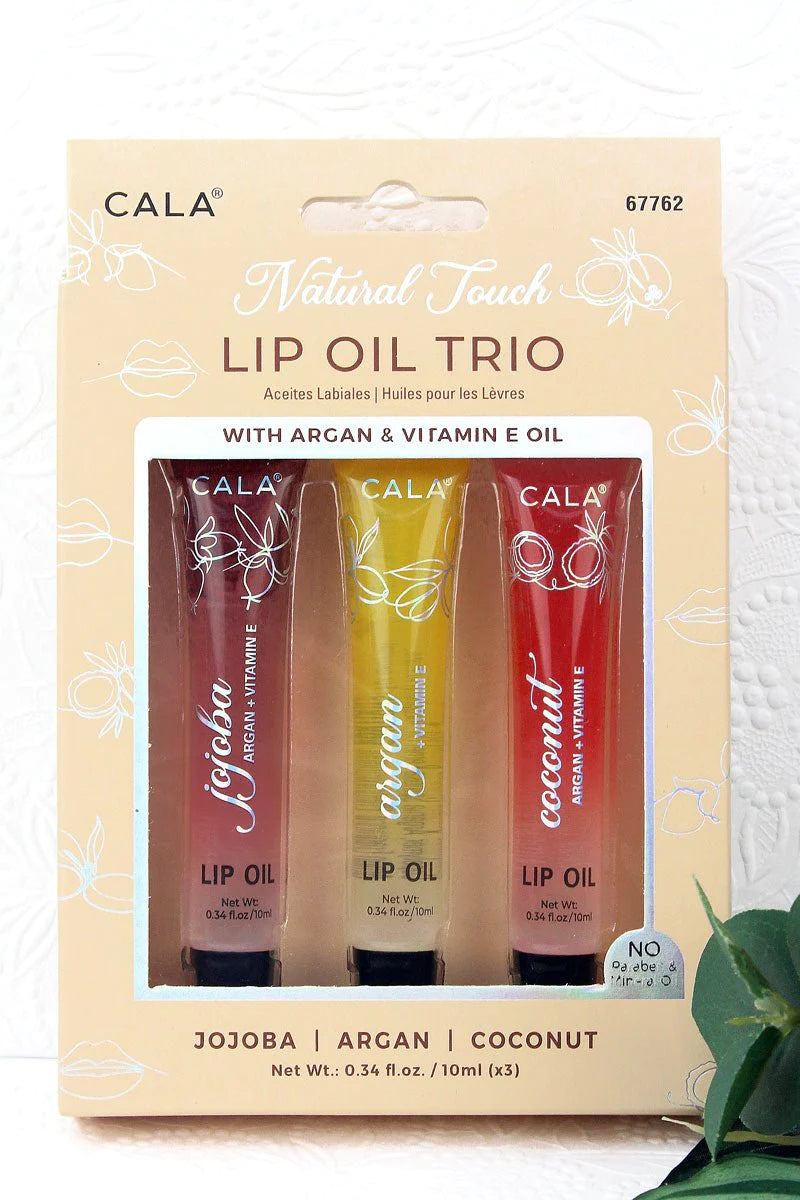 Cala Natural Touch Lip Oil Trio