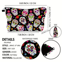 Skull Makeup Pouch