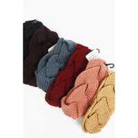 Winter Knitted Cross Knot Crochet Headband-Choose Color