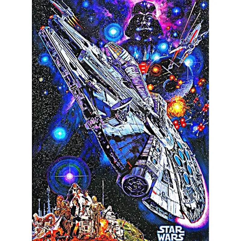 Frameless Diamond Painting Kit-Star Wars
