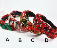 Christmas Themed Knotted Headbands-Choose Style