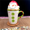 Ceramic Christmas Sculpted Mug-Choose Style