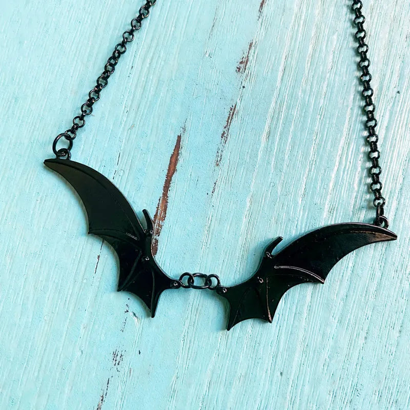 Bat Necklace-Choose Color