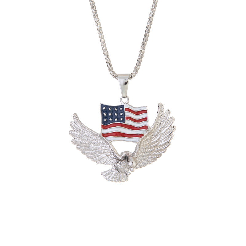 Eagle Flag Necklace