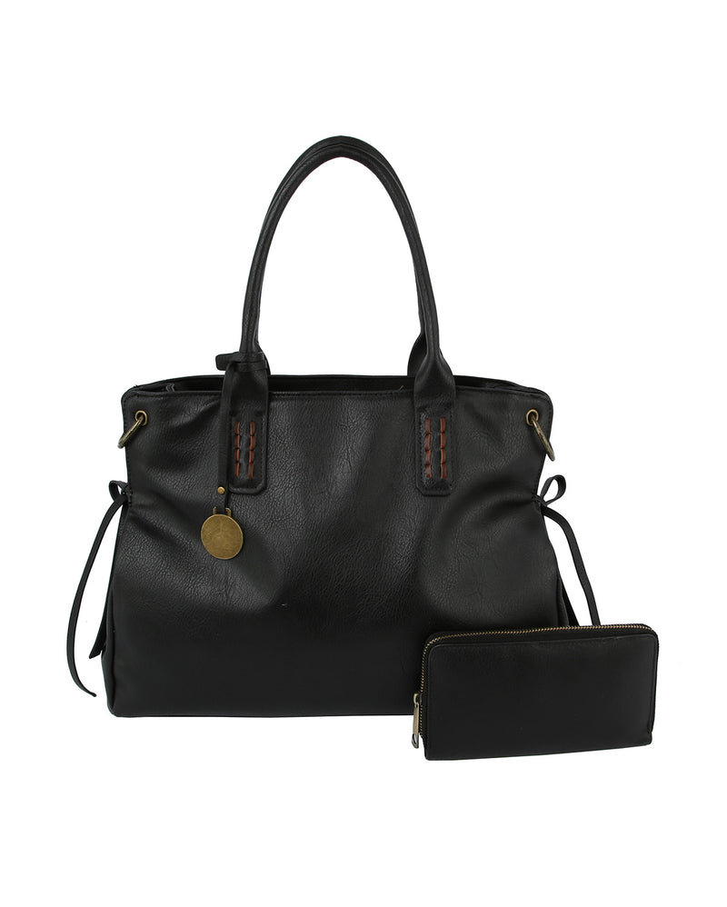 Fashion Handbag Purse and Wallet Set-Choose Color