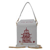 White Chinese Food Takeout Crossbody Bag