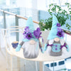 Purple Flower Plush Gnome Couple