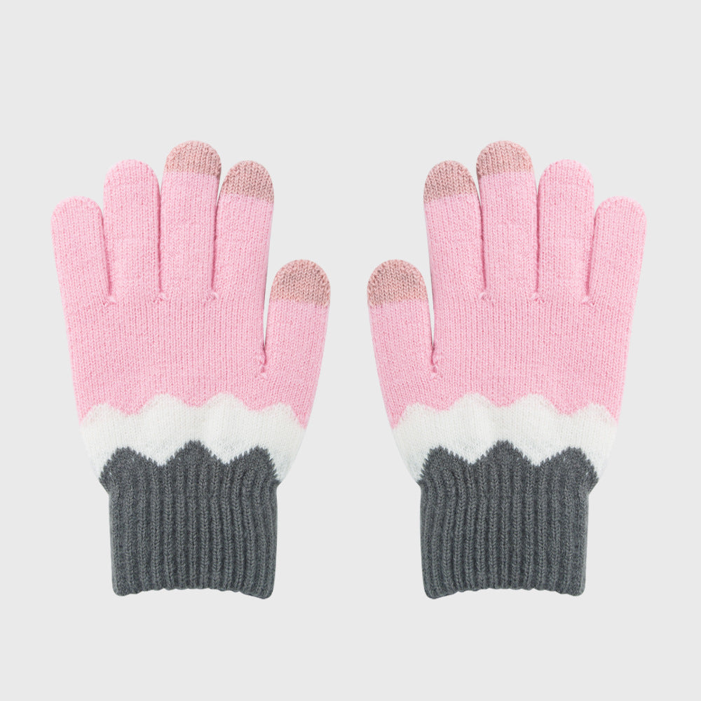 Pink Touchscreen Friendly Gloves