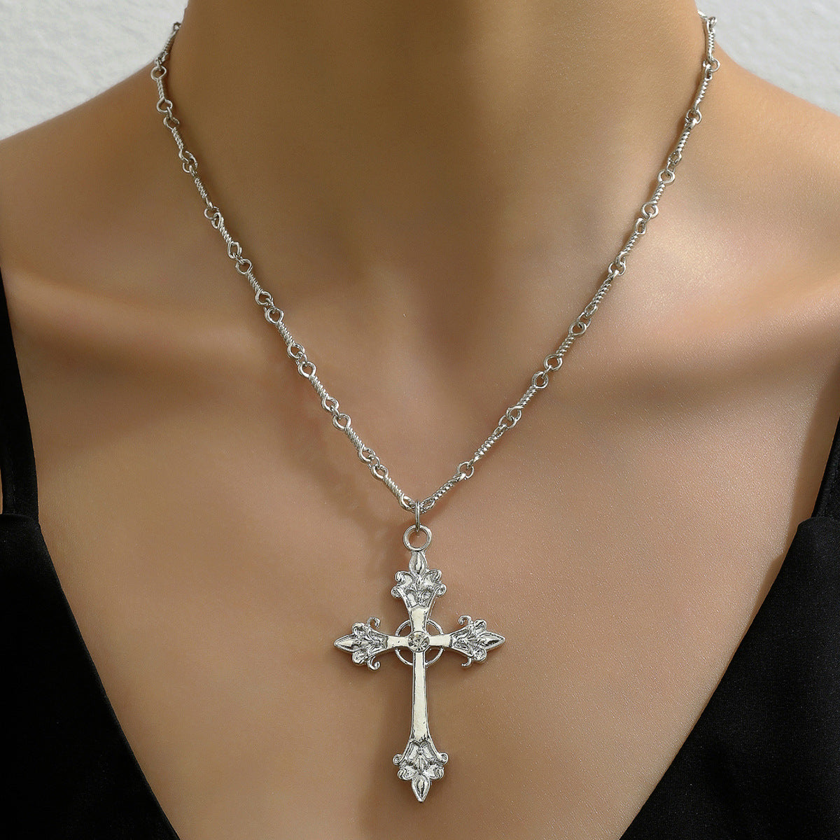 Large Cross Necklace