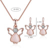 Angel Necklace and Earrings Set