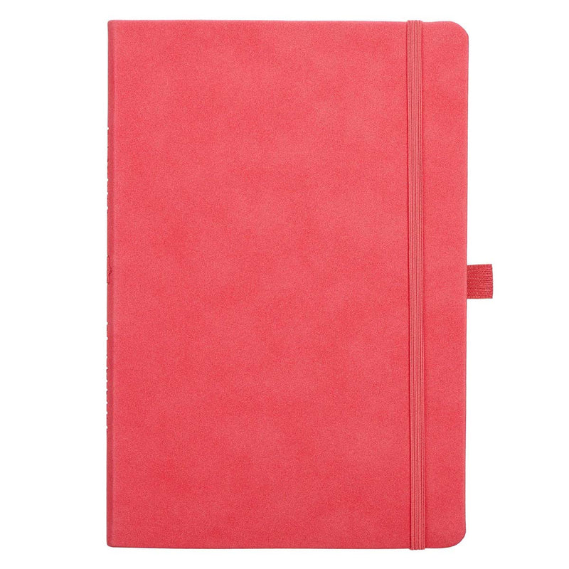 Pink Faux Leather Baxter Undated Planner