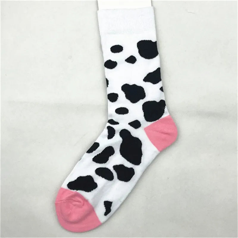 Cow One Size Socks