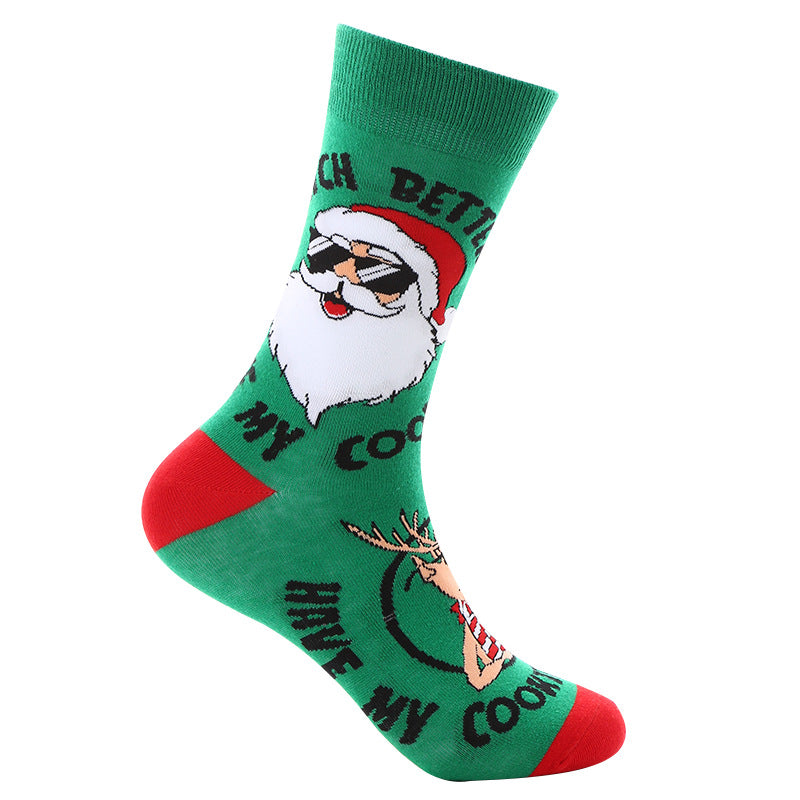 Naughty Santa One Size Socks