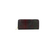 Faux Leather Snake Print Zip Around Wallet-Choose Color