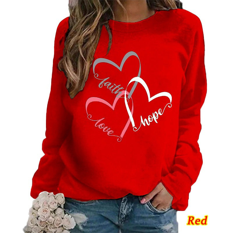 Faith Hope Love Heart Sweatshirt