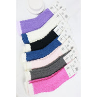 One Size Fuzzy Socks-Choose Color