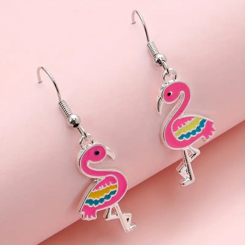 Small Flamingo Earrings