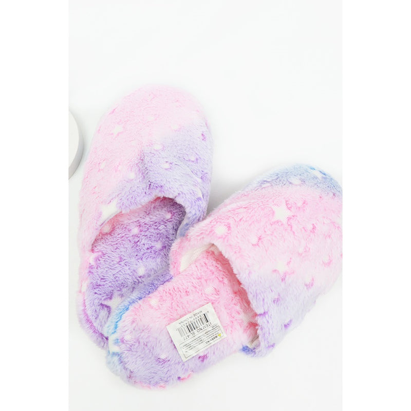 Tie Dye Star Print Slippers-Choose Color and Size