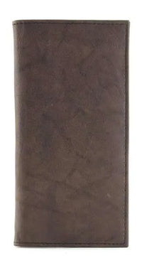 Cowhide Leather Checkbook Cover-Choose Color