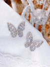 Sparkly Butterfly Post Earrings