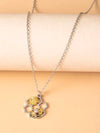 Honeycomb & Bee Short Necklace