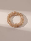 Small Beaded Stretch Bracelet Set-Choose Your Color