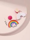 Rainbow Post Earrings