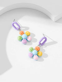 Light Weight Flower drop earrings