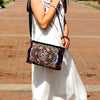 Embroidered Cross Body Bag