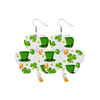St. Patrick's Day Lightweight Leather Earrings-Choose Style