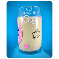 Kitty Boba Glass Cup / Iced Coffee / Boba / Matcha