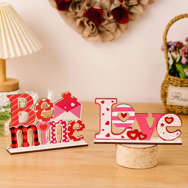 Valentine's Wooden Tabletop Sign-Choose Style
