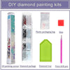 Frameless Diamond Painting Kit-Colored Owl