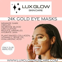 Lux Glow Skincare 24k Gold Collagen Eye Masks