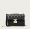 Black Quilted Chain Strap Crossbody