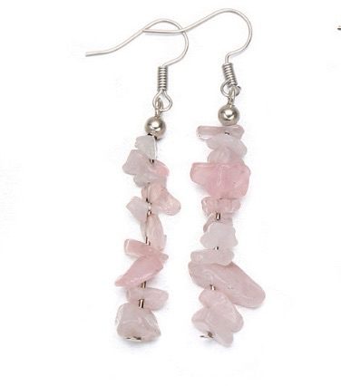Natural Stone Drop Earrings-Choose Your Color